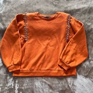 I.N.C International Gold Trimmed Sweatshirt- L